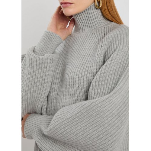  BALMAIN  Batwing ribbed wool jumper 