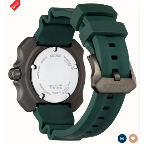 Citizen Men's Eco-Drive Promaster Green Silicone Strap WR200