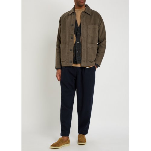  UNIVERSAL WORKS Brushed cotton overshirt 