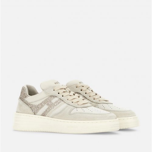 Sneakers Hogan H630 Ivory Gold