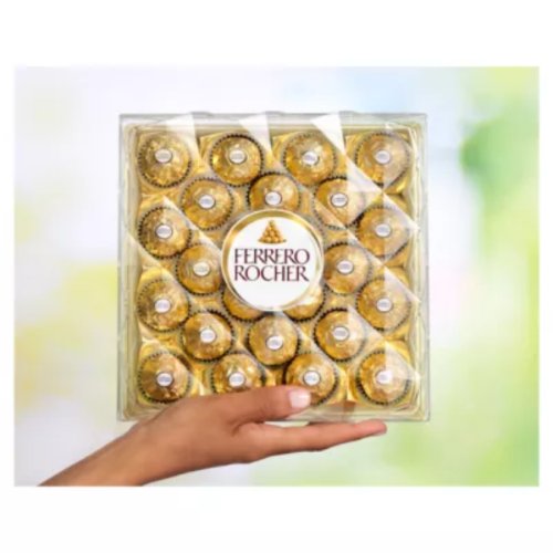 Ferrero Rocher Milk Chocolate Hazelnut Pralines Gift Box of Chocolates 24 Pieces 300g