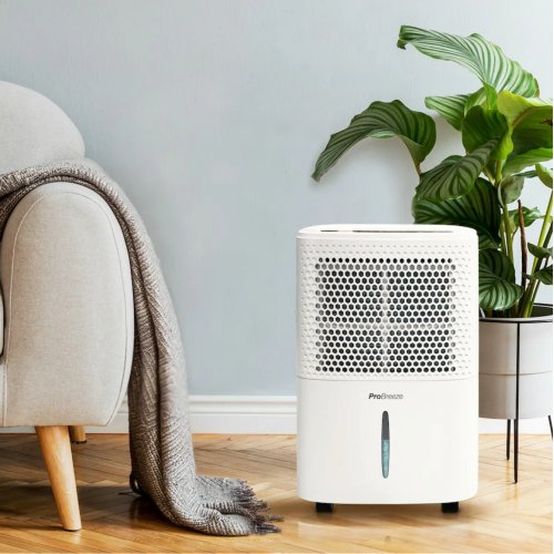 Pro Breeze 12L Low Energy Dehumidifier with Built-in Humidistat
