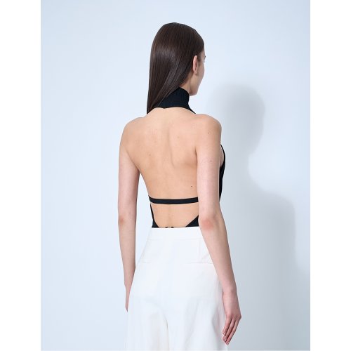 Max Mara Knit Halterneck Top