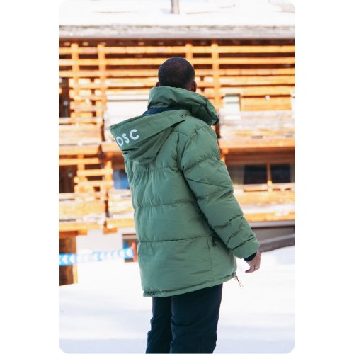 Men's Puffer Jacket Khaki
