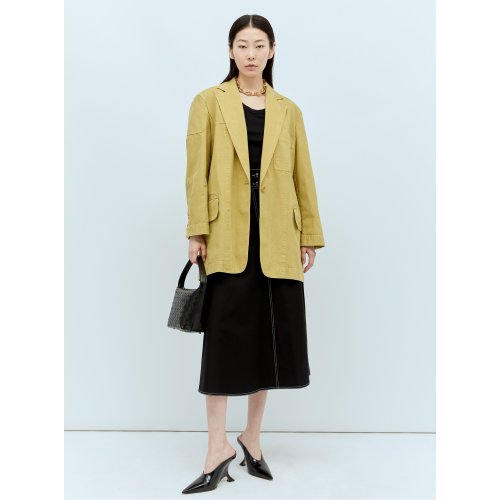 Max Mara Oversized Canvas Blazer