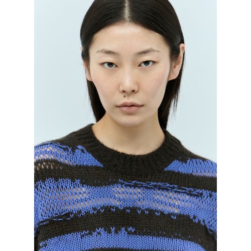 Acne Studios Distressed Stipe Sweater