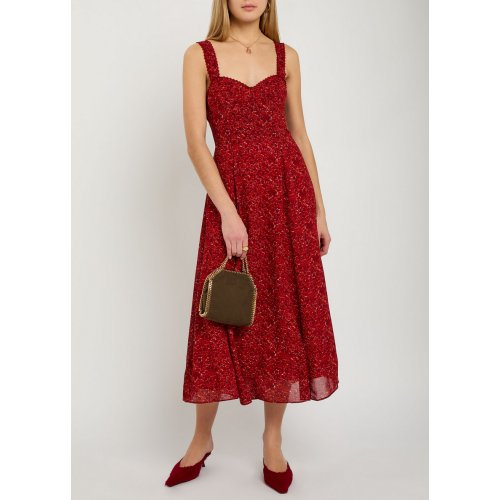  REFORMATION Lela floral-print georgette midi dress 