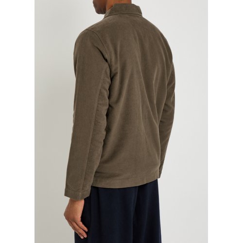  UNIVERSAL WORKS Brushed cotton overshirt 