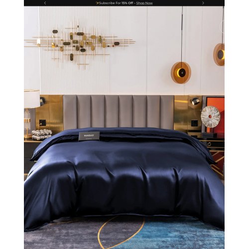 19Momme Mulberry Silk Seamless Duvet Cover 