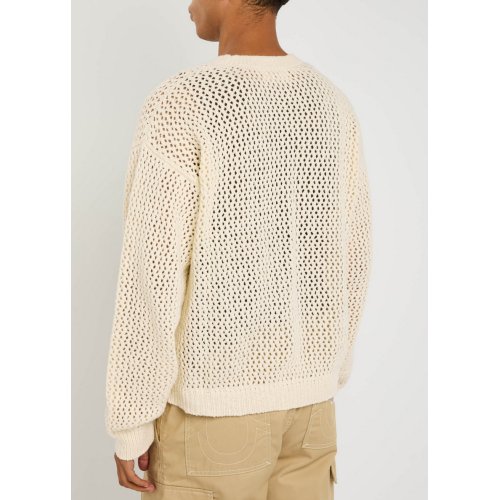  CHERRY LOS ANGELES Western open-knit cotton jumper 