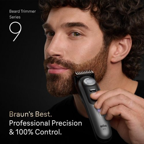 Braun Bundle: Beard Trimmer 9 BT9560 & King C. Gillette Beard Care