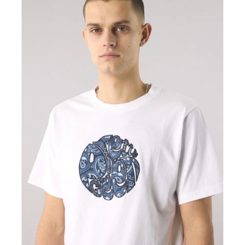  Mens Paisley Applique Logo T-shirt