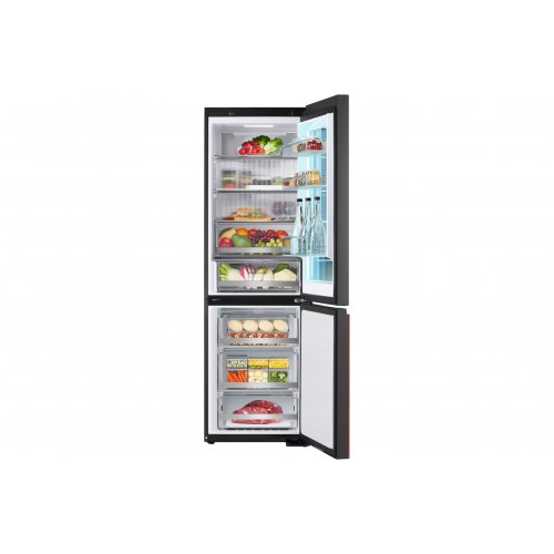  352L MoodUP™ Tall Fridge Freezer, Colour Changing LED