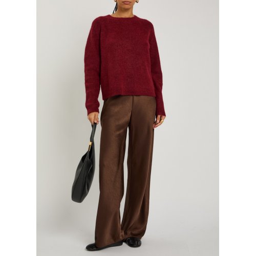  VINCE  Brushed alpaca-blend jumper 