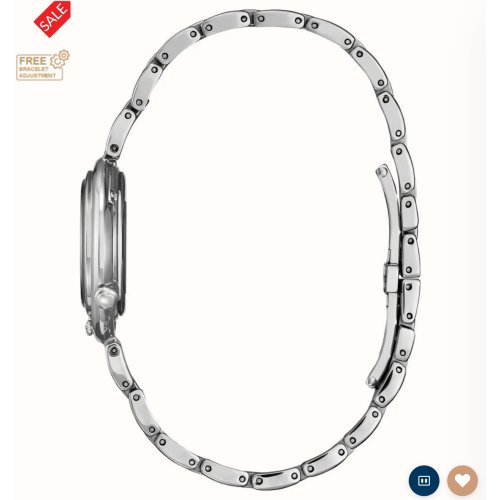 Citizen Women's L Arcly Eco-Drive (29.8mm) Blue Mother-of-Pearl Dial / Stainless Steel Bracelet