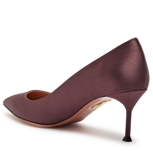  AQUAZZURA Purist 65 satin pumps 