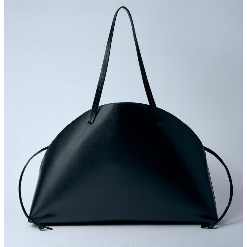 Jil Sander Leather Curve Shoulder Bag