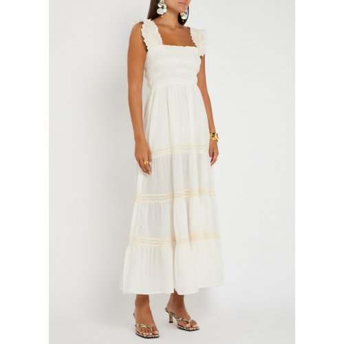  RIXO Aubrey ruffled cotton midi dress 