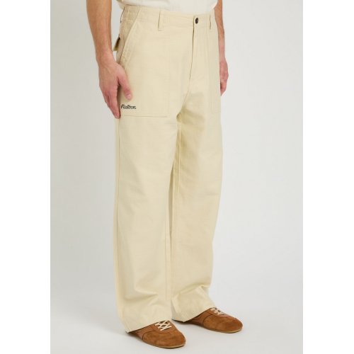  MALBON Extra 15% Off Code: EXTRA15 Braxton logo-embroidered cotton trousers 