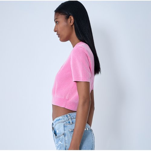 Alexander <span style='filter: blur(2.5px);'>****</span> Logo Motif Knitted Top