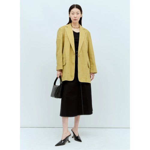 Max Mara Oversized Canvas Blazer