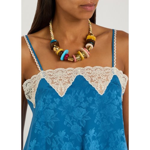  CHLOE The Chloé Plage woven necklace 