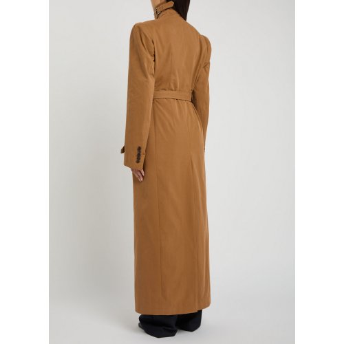 DRIES VAN NOTEN Rafti double-breasted cotton-poplin trench coat 