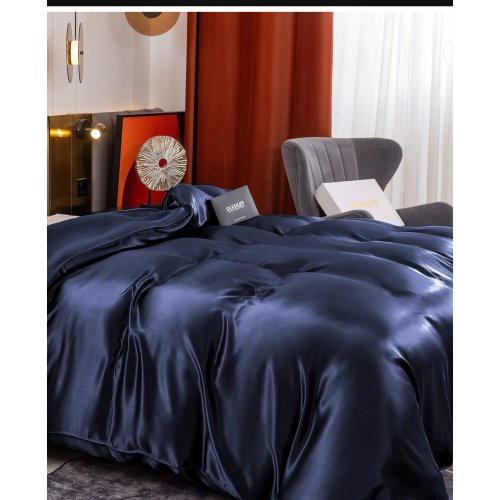 19Momme Mulberry Silk Seamless Duvet Cover 