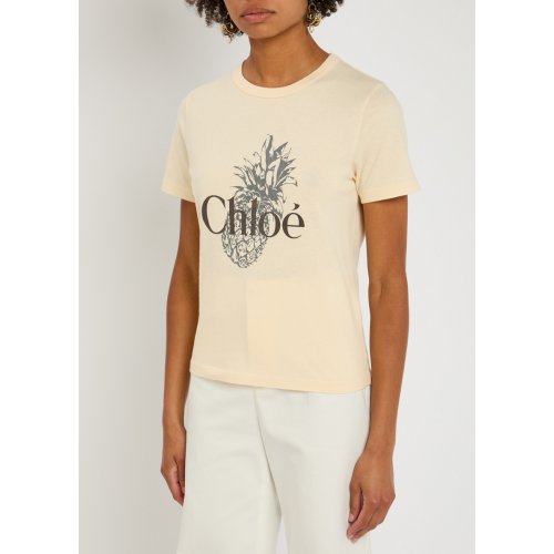  CHLOE Printed cotton T-shirt 