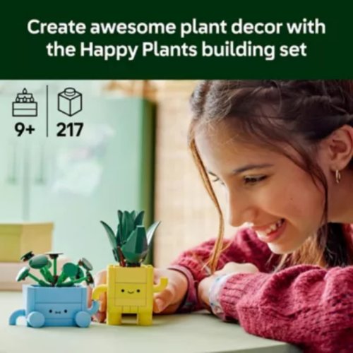 LEGO Botanicals Happy Plants Building Toy Set 10349