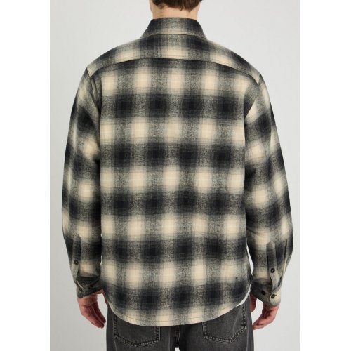  NUDIE JEANS Glenn quilted flannel overshirt 