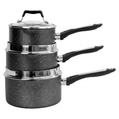 Go Cook Aluminium Marble Pan Set 