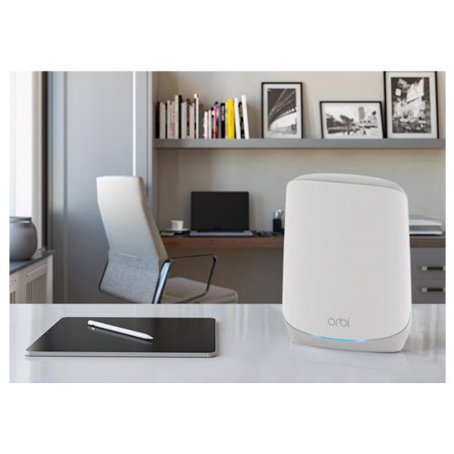 AX5400 WLAN Mesh System (RBK763S) NETGEAR OrbiTM ™Tri-Band WiFi 6 Mesh System, 5.4GBit/s, Router + 2 Satellites