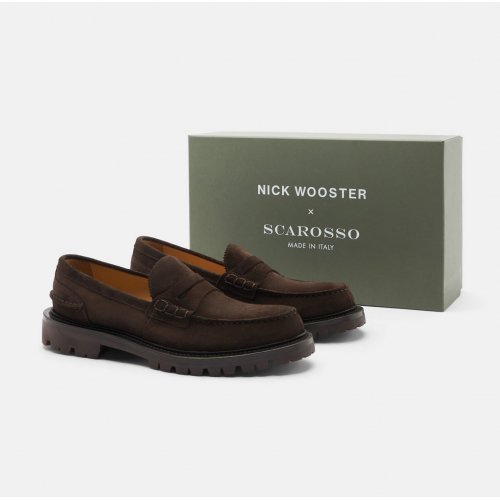 Wooster II Brown Suede