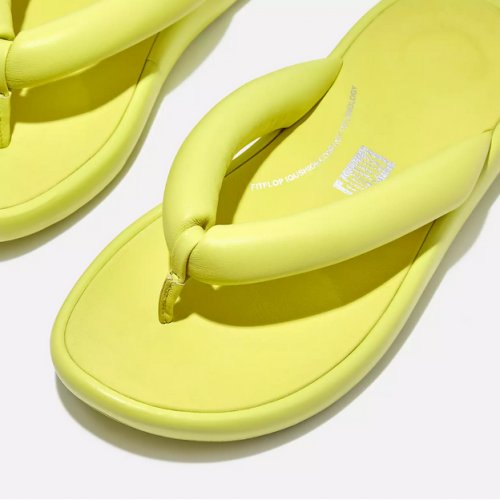 IQUSHION D-LUXE Padded Leather Flip-Flops