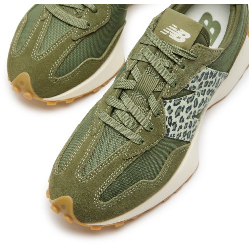  NEW BALANCE 327 leopard-print mesh sneakers 