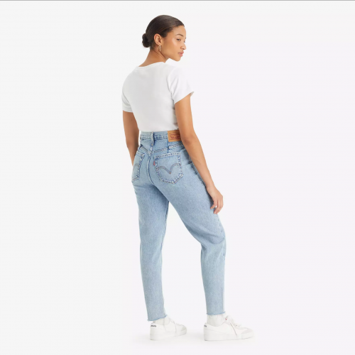 High-waisted Altered Mom Jeans