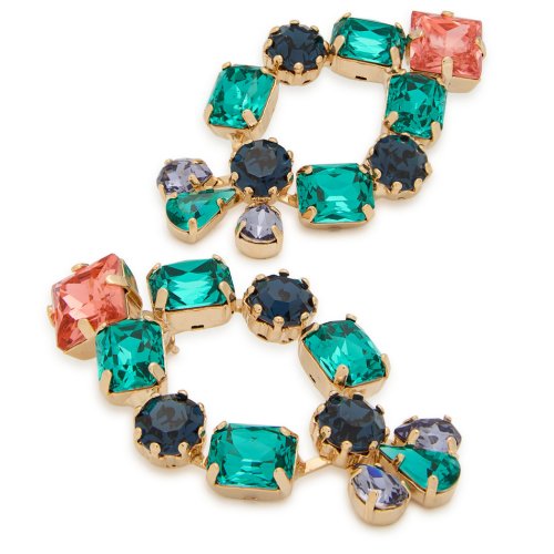  ROSANTICA Crystal-embellished drop earrings 