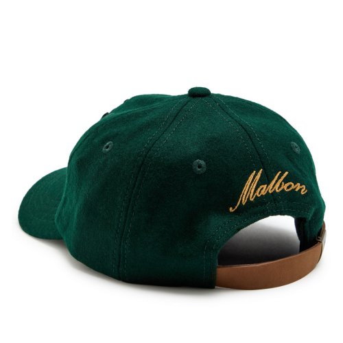  MALBON  Crest Dad wool-blend cap 