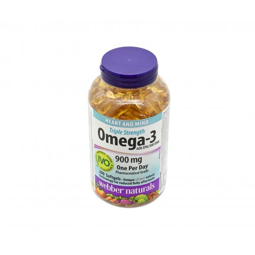 Webber Naturals Triple Strength Omega-3 200capsules