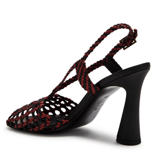  ETRO 100 woven faux leather sandals 