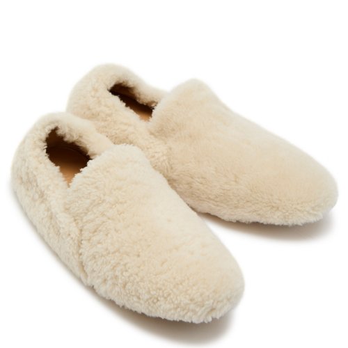  LE MONDE BERYL Orlando Mocassin shearling flats 