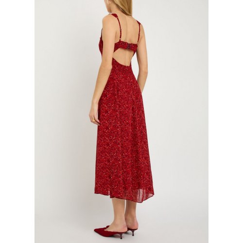  REFORMATION Lela floral-print georgette midi dress 