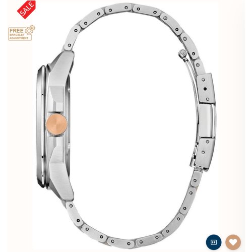 Citizen Eco-Drive Sport (42mm) Blue Dial / Two-Tone Stainless Steel Bracelet