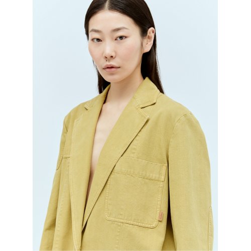 Max Mara Oversized Canvas Blazer