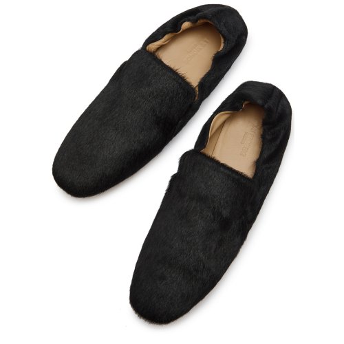 LE MONDE BERYL Orlando calf-hair loafers 