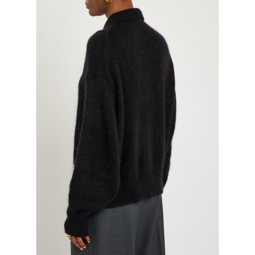  STUDIO NICHOLSON Dune brushed-knit polo jumper 