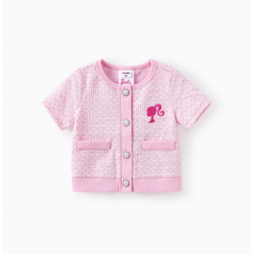 Barbie Toddler/Kid Girl Character Print Sweet Secret Button Top or Dress