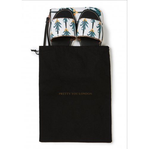 Coconut Printed Slide & Clutch Set