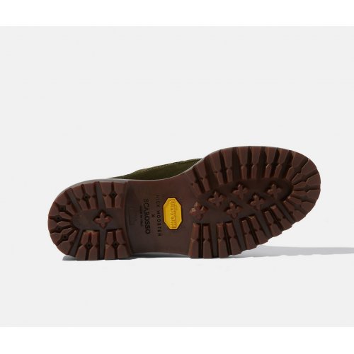 Wooster III Green Suede